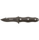 Alli Dive 12-2 knife - Black Inox - Blade Length 12 cm - Black color - KV-AALD12-2-N - AZZI SUB (ONLY SOLD IN LEBANON)